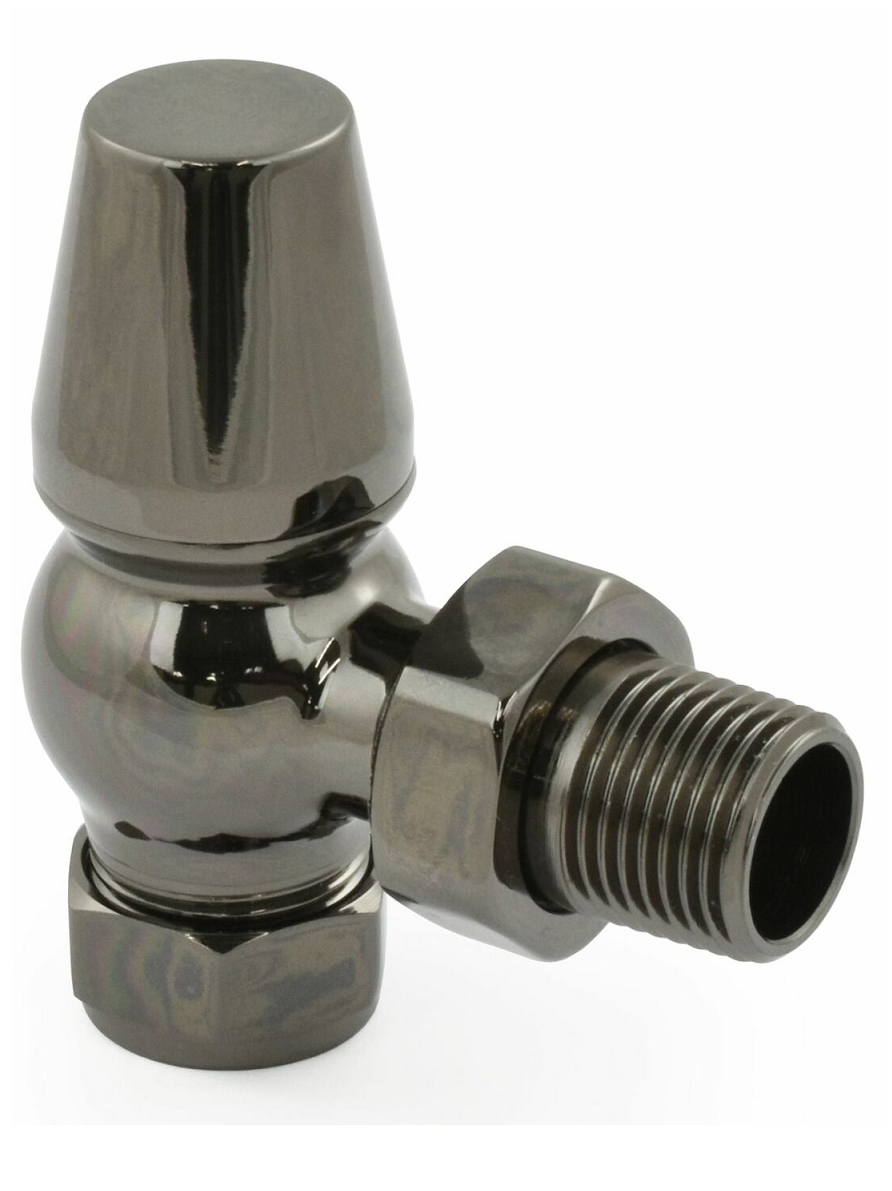 Lambeth Angled TRV Set - Black Nickel